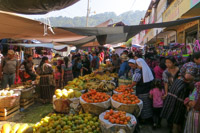 market in the old, non-touristic part of Panajachel