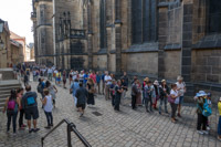 the queue to get into St Vitus Cathedral was longer than the cathedral itself.
