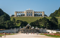 view over to the Gloriette...