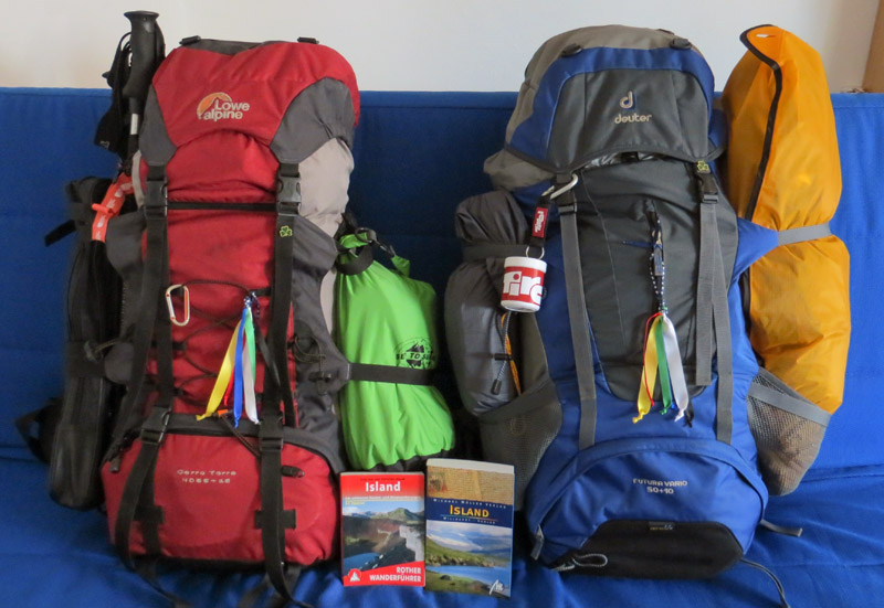 Backpacks Iceland