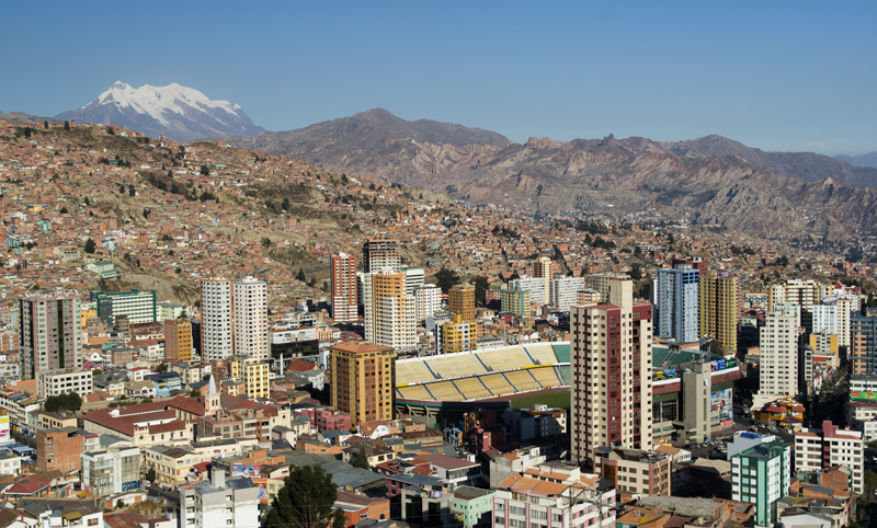 view over La Paz