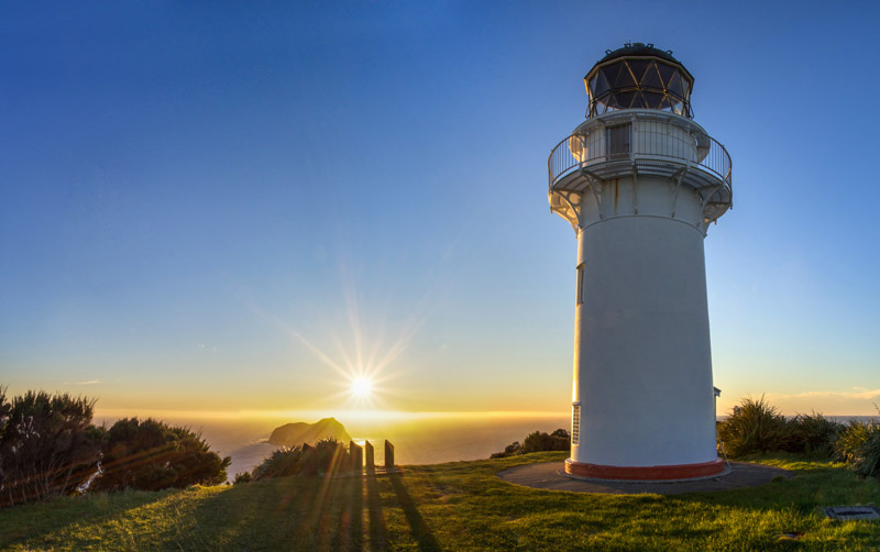 sunrise at the Eastcape - New Zealand's most eastern point