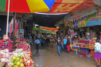 local market. This was also the bus road... 