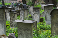 old jewish cemetery next to the Remuh-Synagogue